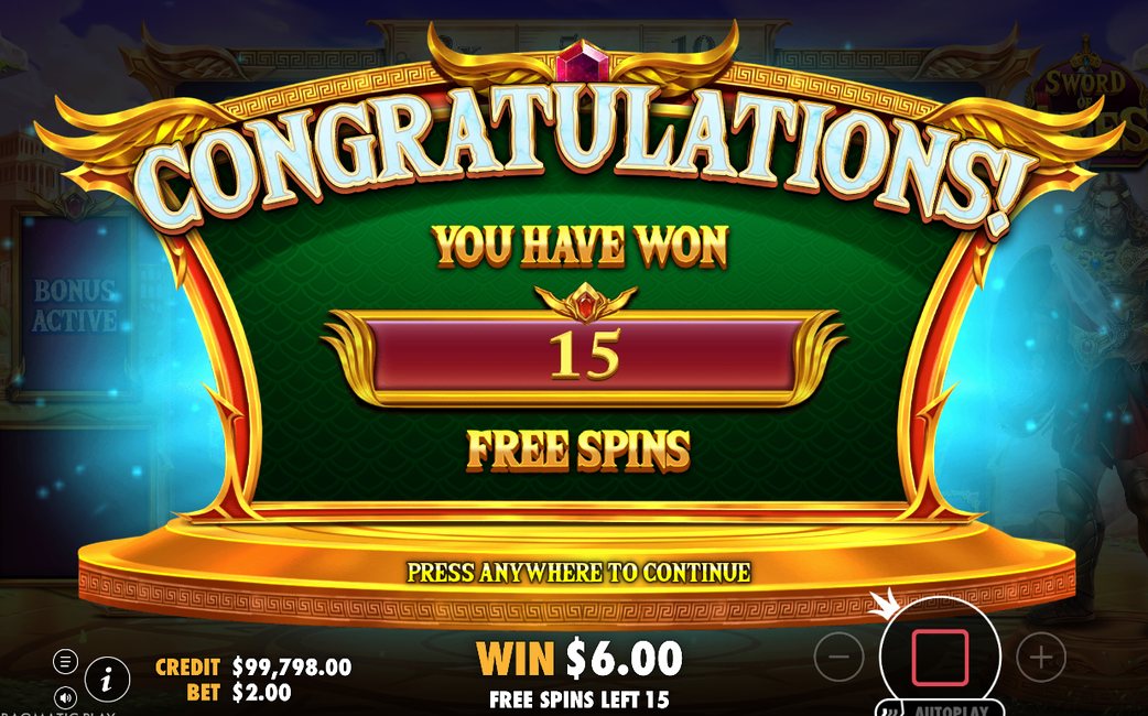 Free Spins reels with a six-slot multiplier meter